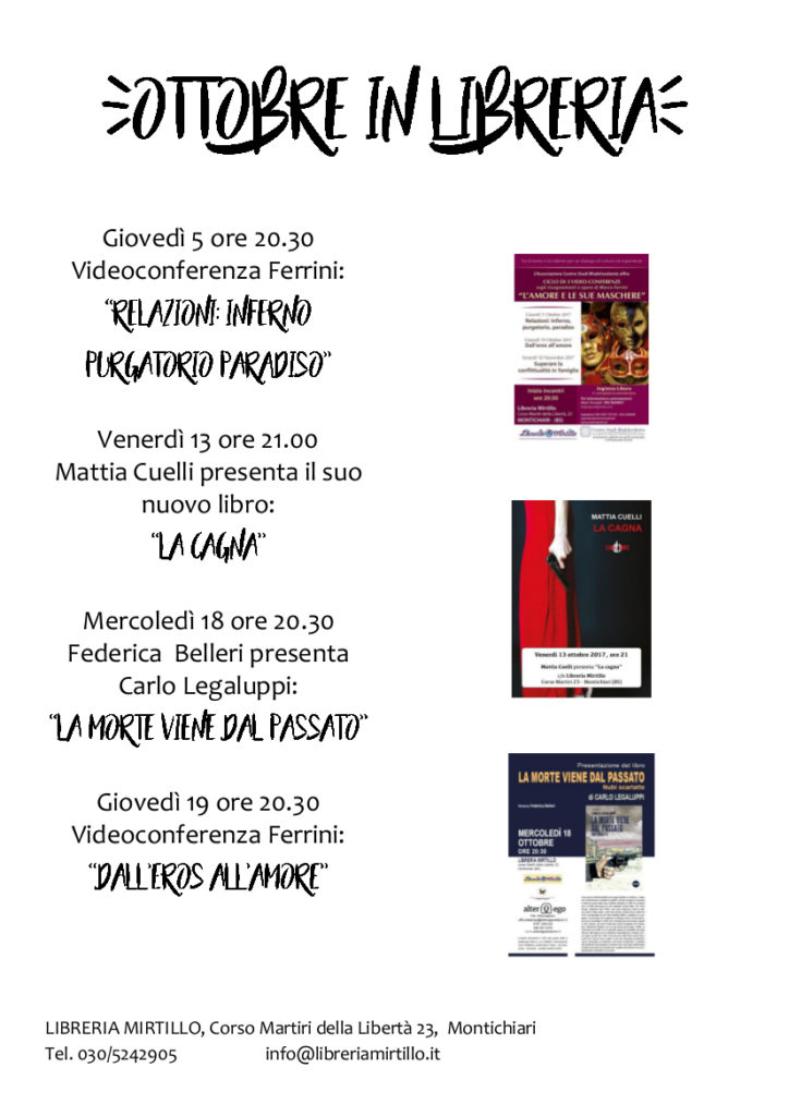 ottobre in libreria